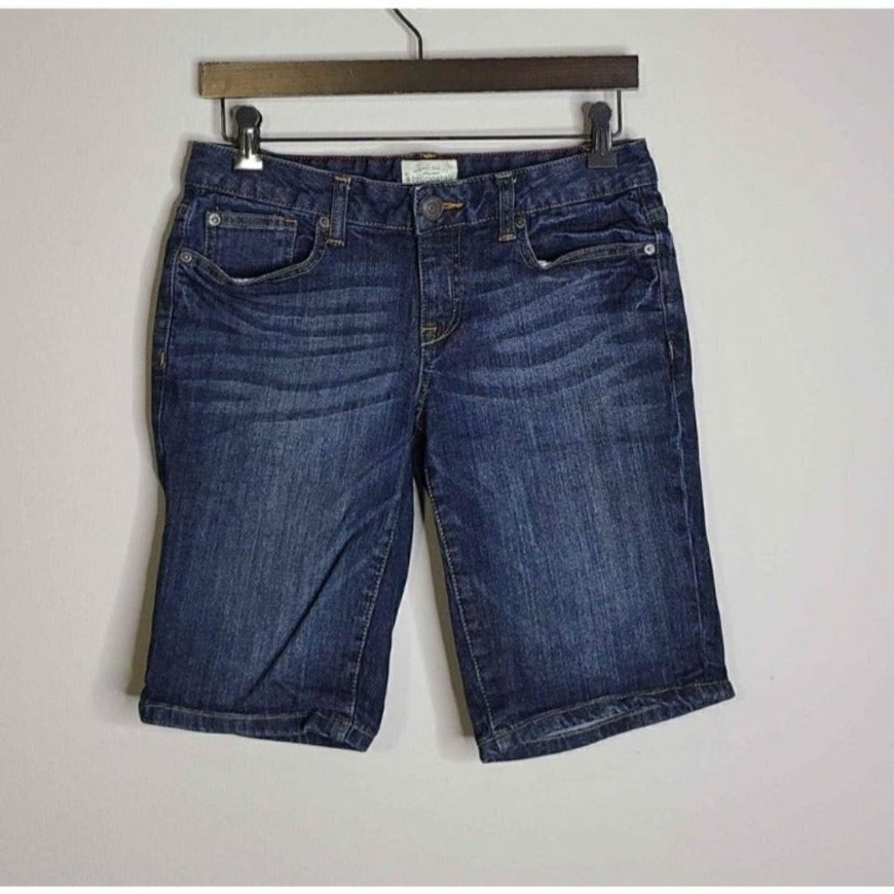 Aeropostale Womens Stretch Blue Jean Shorts Size 5/6